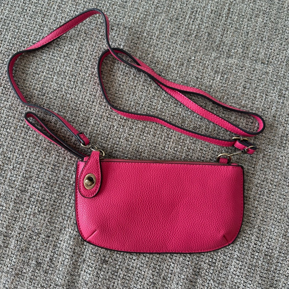 Elegant Pink Wristlet Clutch